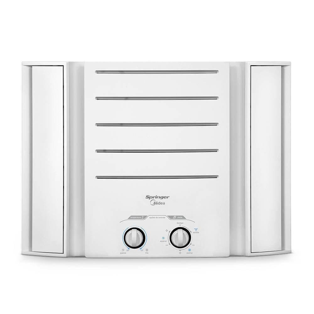 Ar Condicionado De Janela Springer Midea 7.500 Btu/h Quente E Frio Monofásico Mecânico Branco QQK075BB220V