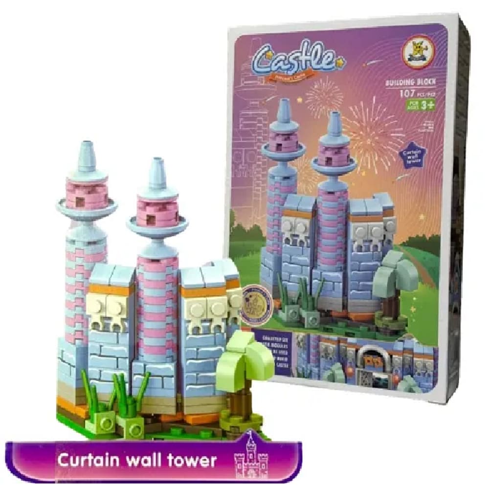 Blocos de Montar Castelos Princesas COLECIONAVEL