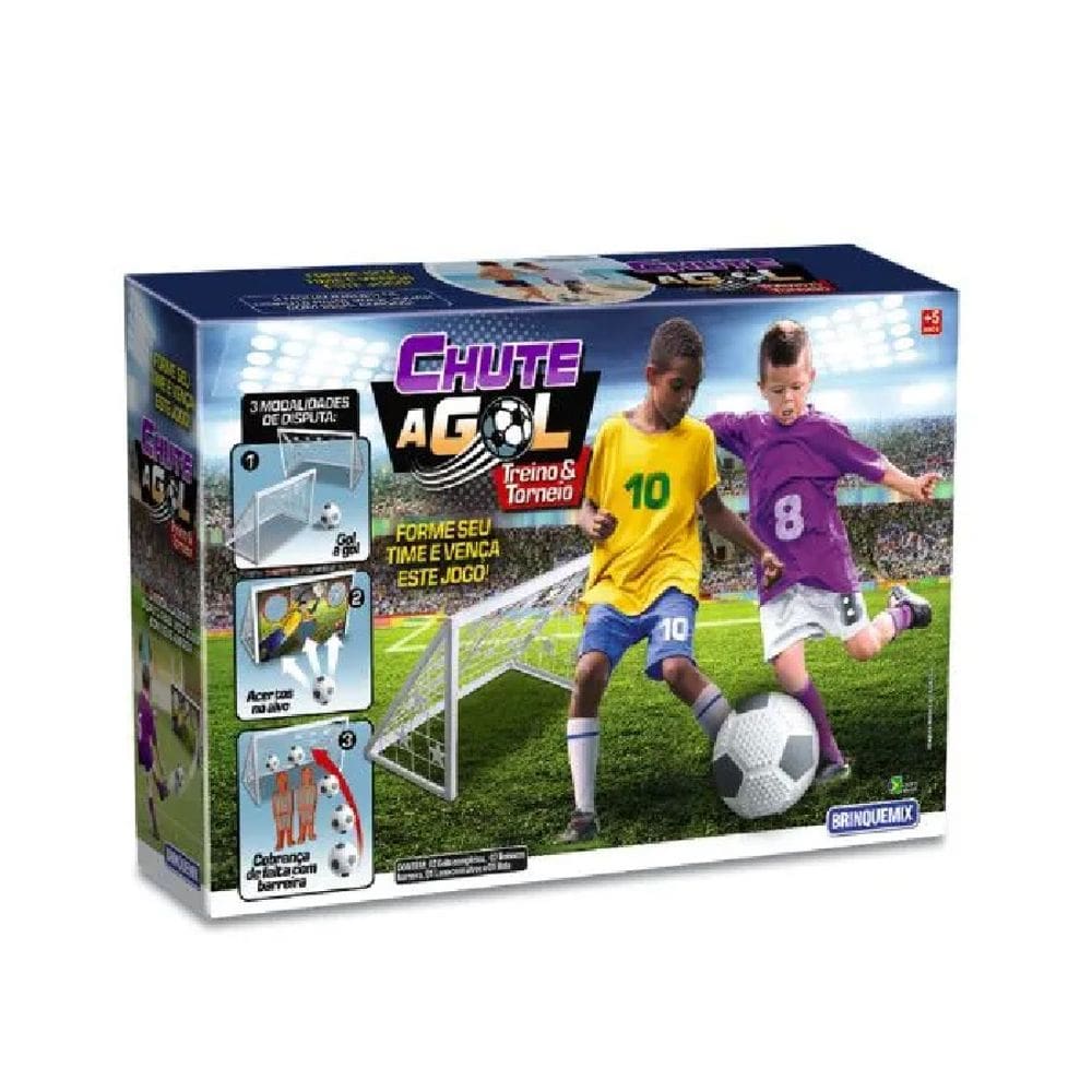 Jogo Futebol Chute a Gol Treino e Torneio - Ref 180 Brinquemix