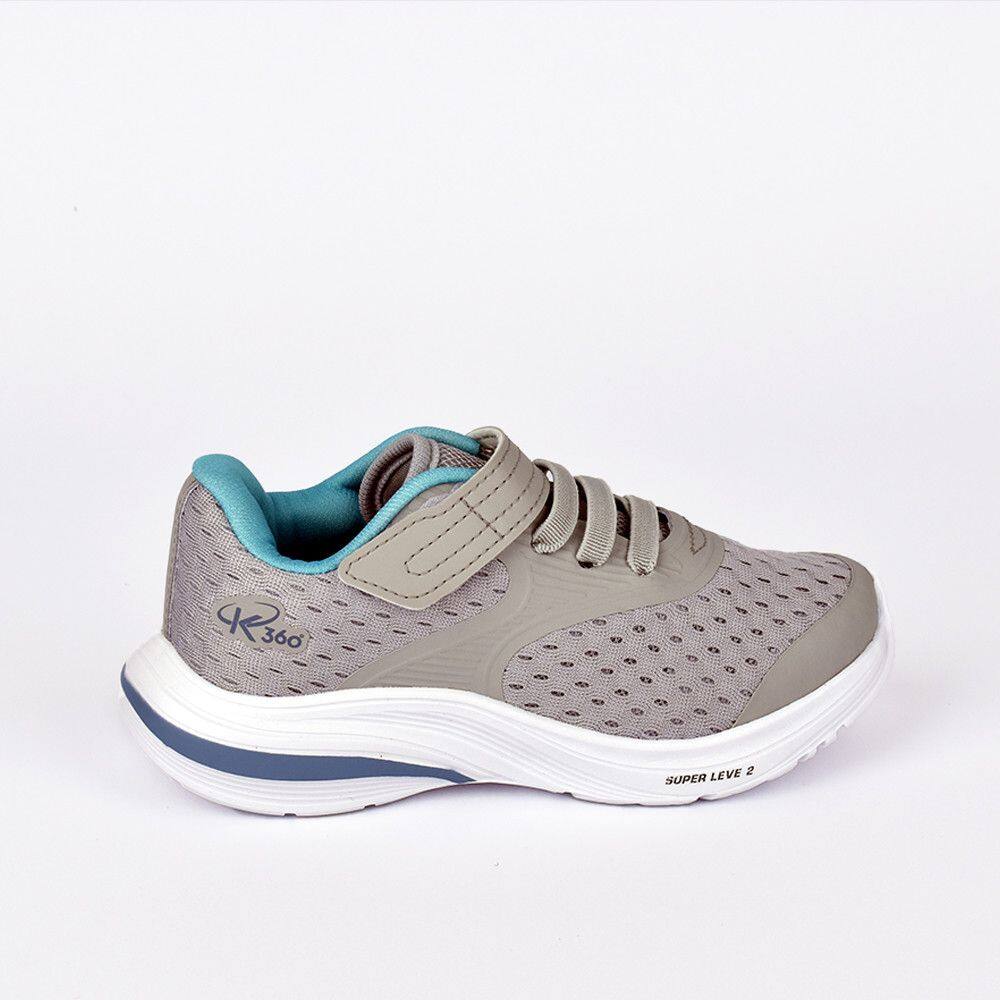 TENIS K-360 SUPER LEVE CINZA/AZUL/VERDE Kidy