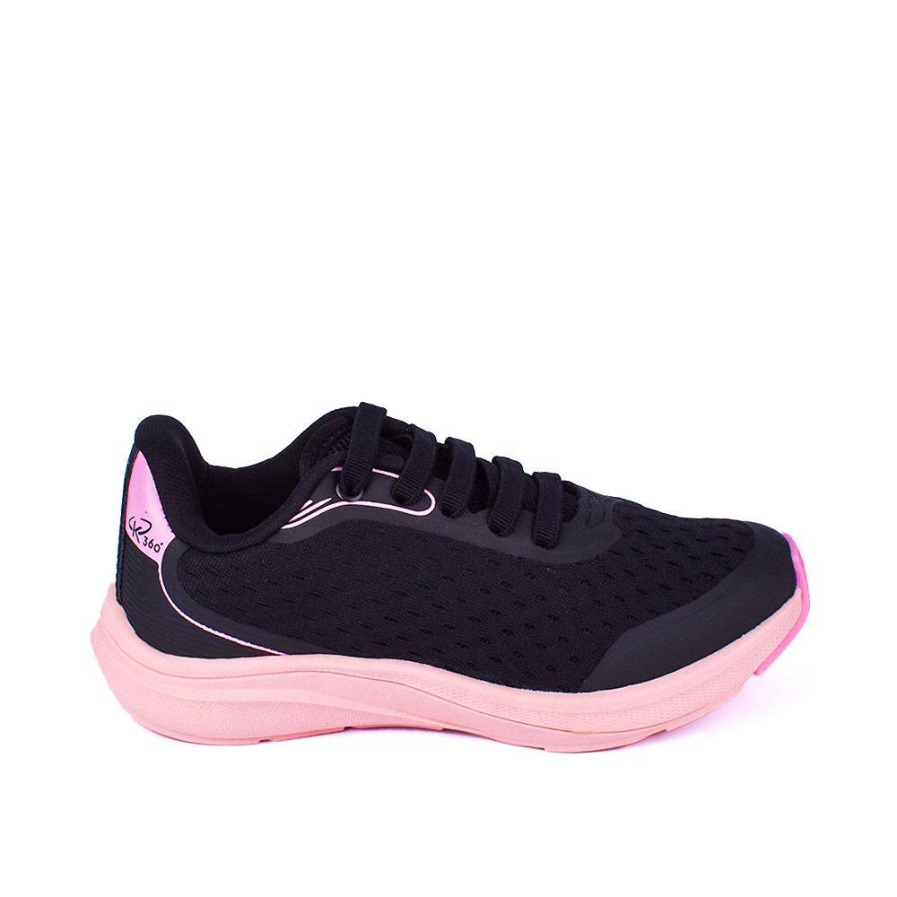 TENIS K360 ENERGY 2 PRETO/ROSA CHICLETE Kidy