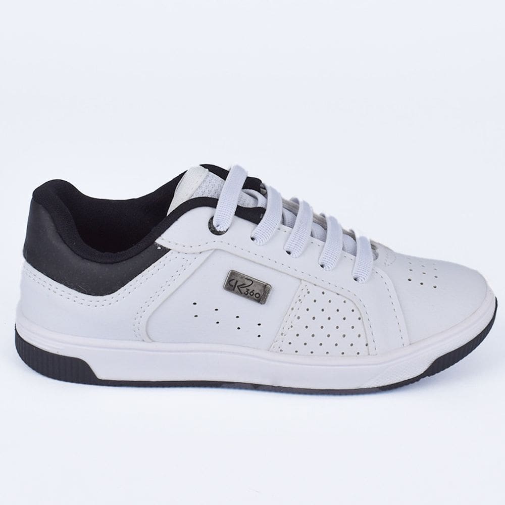 K360 CASUAL CONFORTO BRANCO/PRETO Kidy