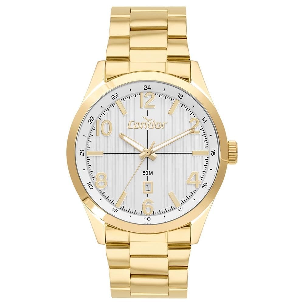 Relógio Condor Masculino Dia A Dia Dourado - CO2115MXQ/4K