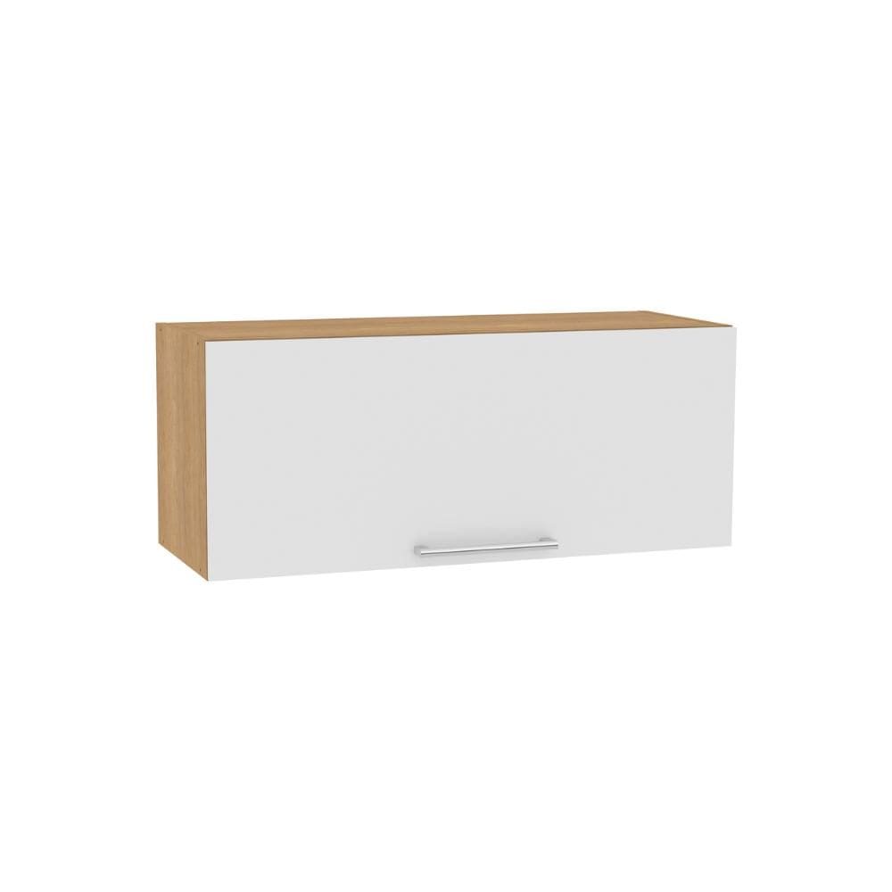 Armário Aéreo Ditália Aspen 1 Pt Basc Carvalh/Br CD-203 Cozy