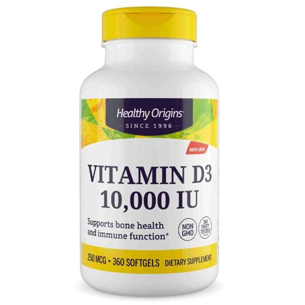 Vitamina D3 10.000Ui Com 360 Solft Gels - heal thy