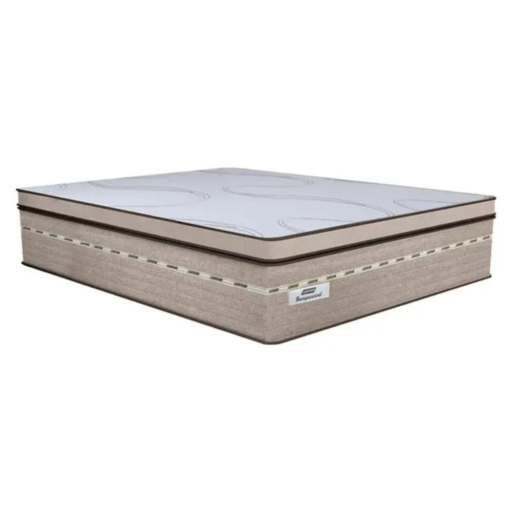 Colchão Gazin Los Angeles Queen Size Mola Pock 23cm 158x198 Branco