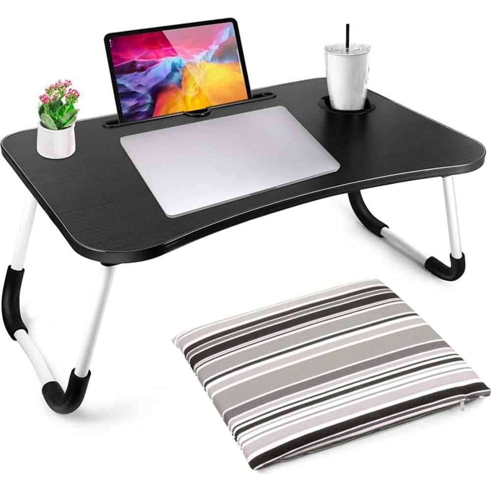 Mesa para Notebook Dobrável – Suporte com Porta-Copo