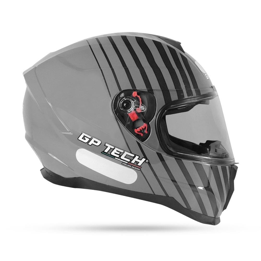 Capacete Gp Tech Ultra Sv Range Cinza Titanium