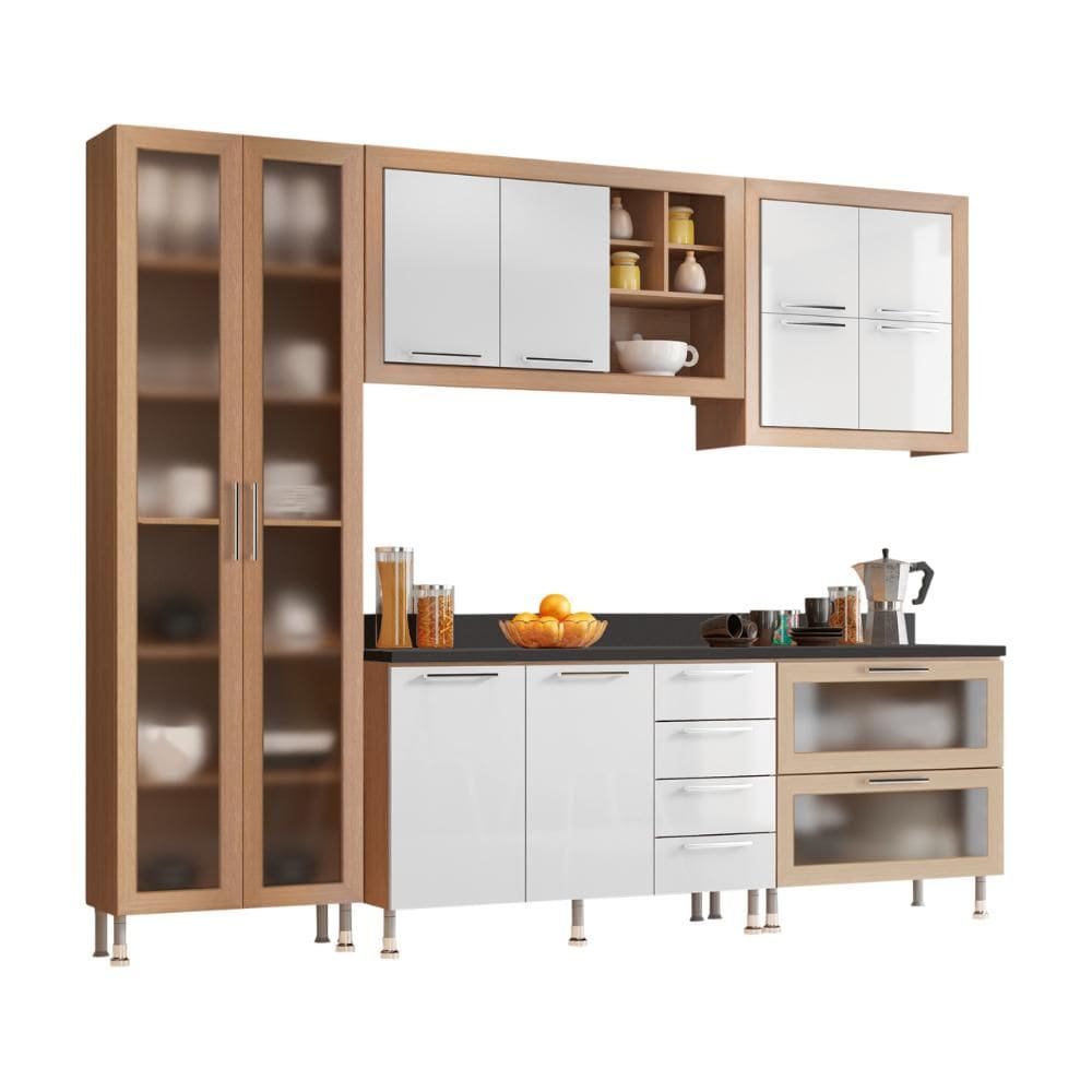 Armário de Cozinha Completo Ditália Aspen 5 Pc CVBR A10 cozy