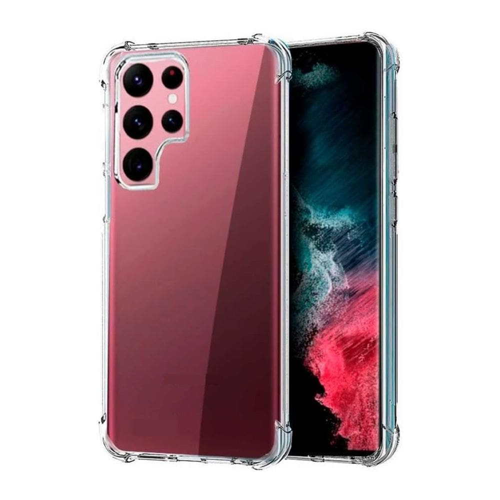 Capinha Silicone Antichoque Transparente Compatível com Samsung S24 Ultra