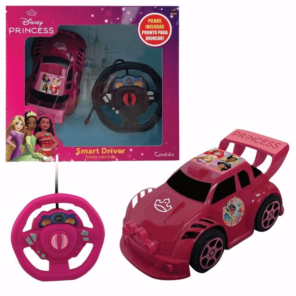 Carrinho de Controle Remoto Minnie Smart Driver Candide