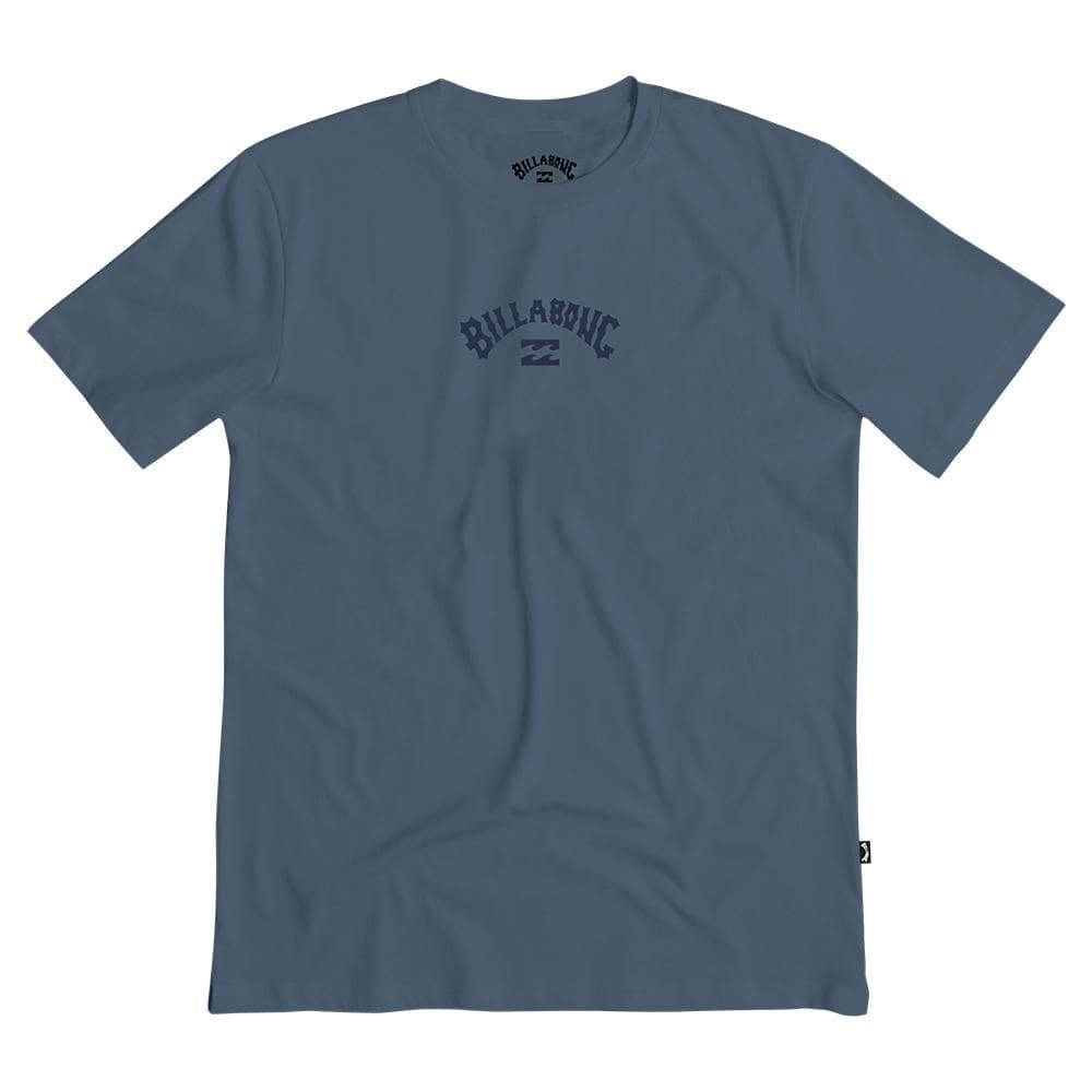 Camiseta Billabong Mid Arch WT25 Masculina Azul Escuro