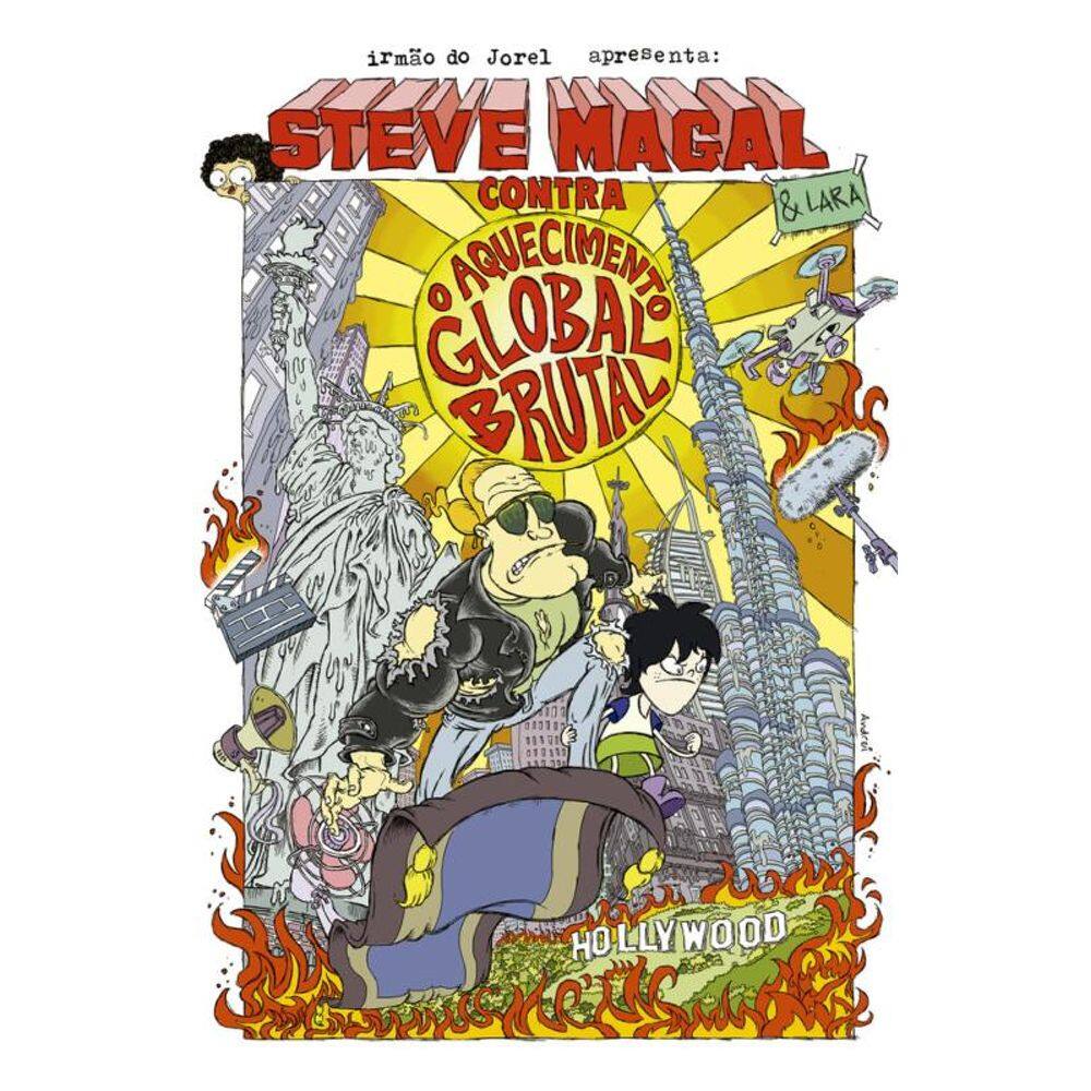 Steve Magal contra o aquecimento global brutal – Lara e Steve Magal, a melhor amiga e o maior ídolo do Irmão do Jorel, em uma aventura inédita