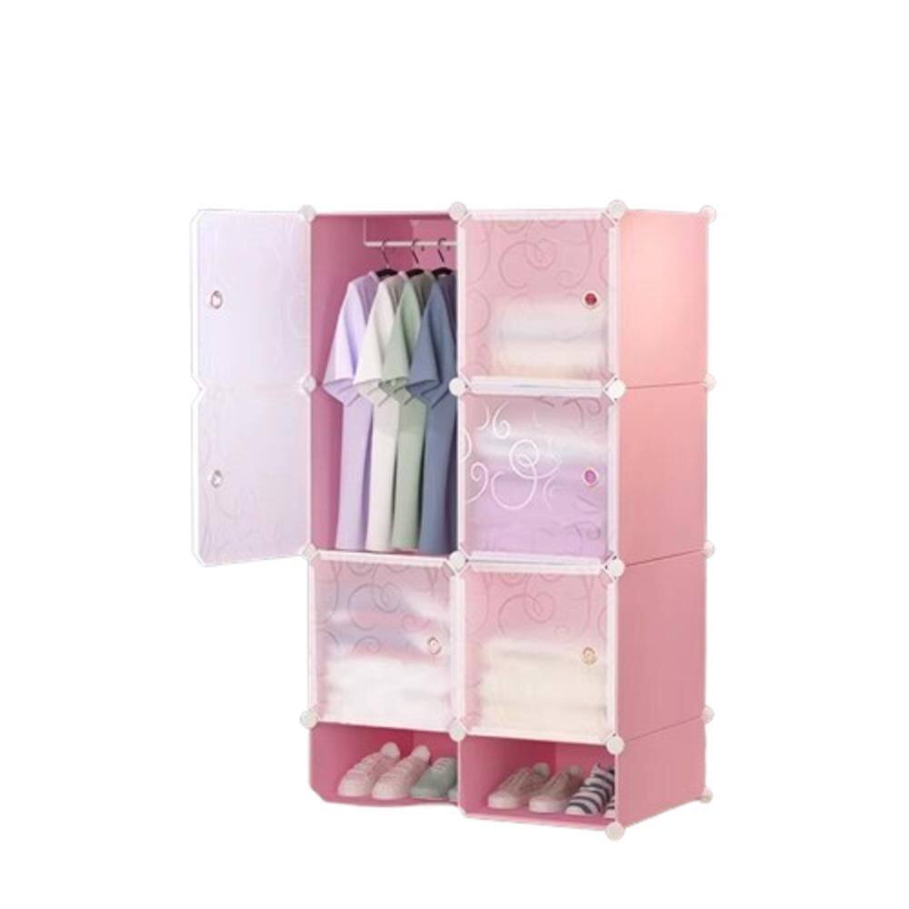 Guarda-Roupa Portátil Desmontável com Sapateira e Cabideiro