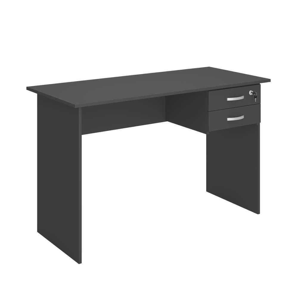 Escrivaninha Com Gavetas Crayon Preto Onix