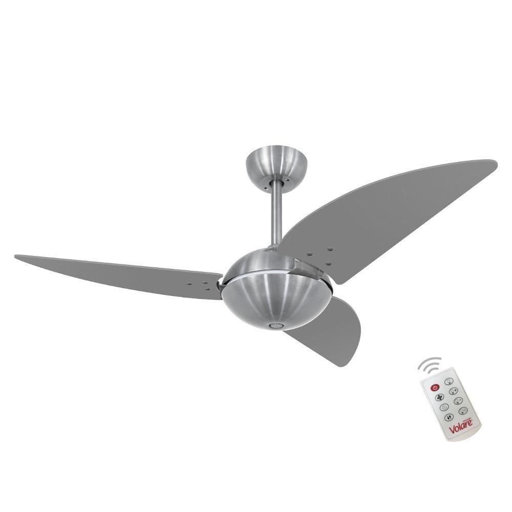 Ventilador Volare Off Class Titanio 220V E Controle Remoto