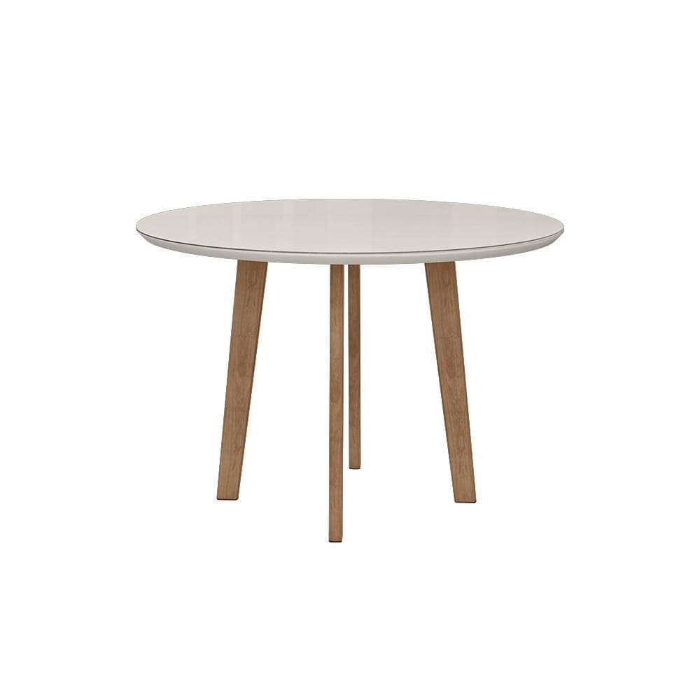 Mesa Com Pés Oblongo Leeds Off White