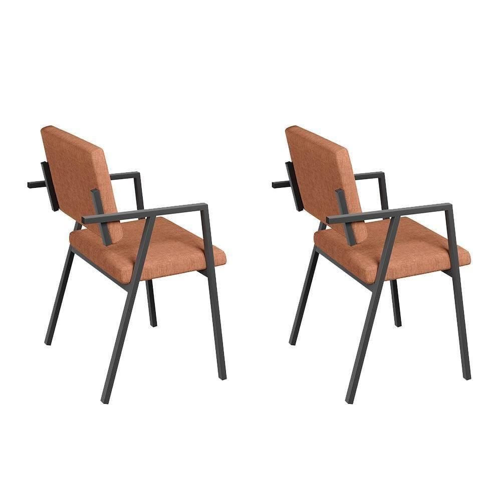 Conjunto 2 Cadeira Podium Plus Terracota