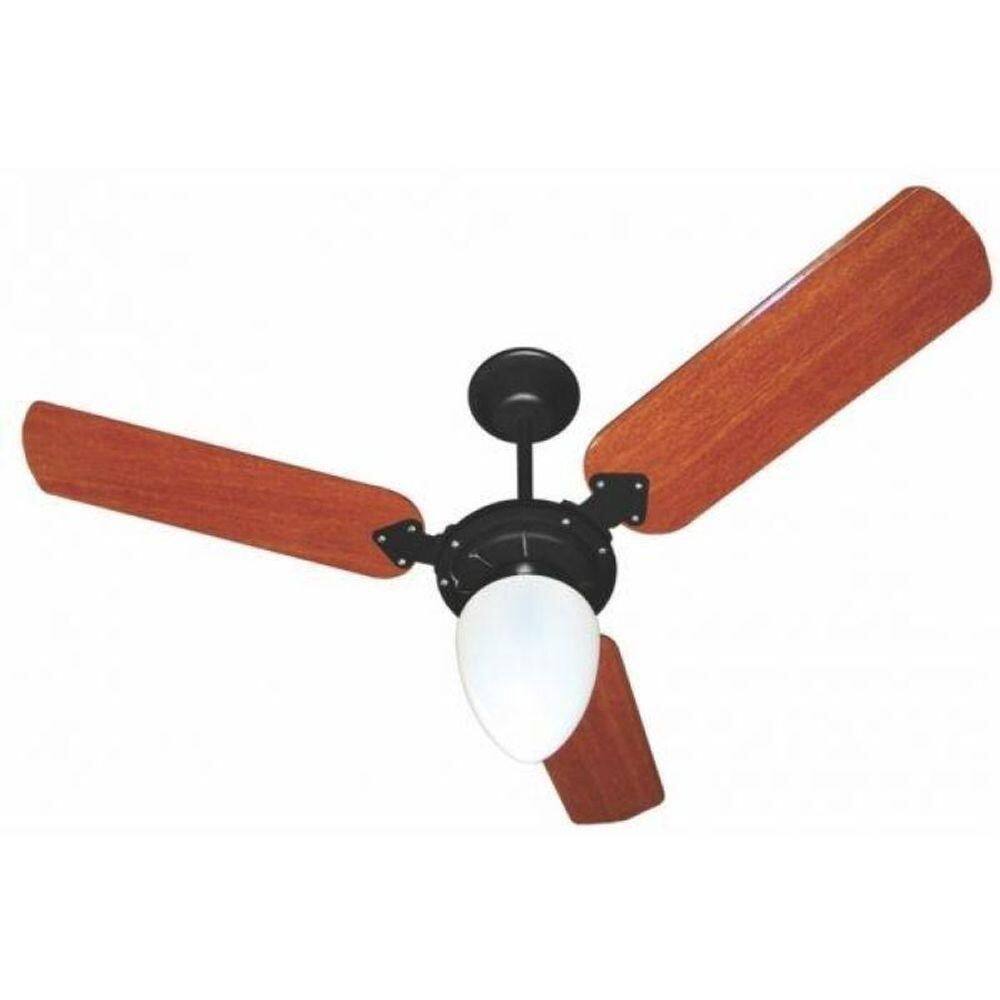 Ventilador Pêra New Preto 110v 3 Pás Verniz