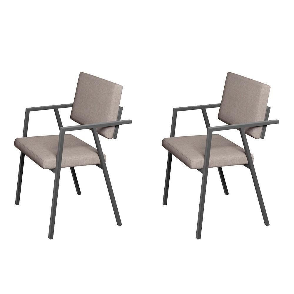 Conjunto 2 Cadeira Podium Plus Bege