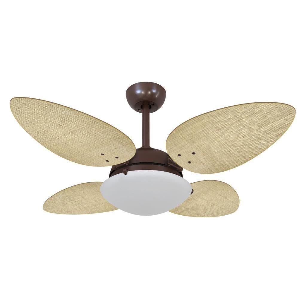 Ventilador De Teto Volare Petalo Palmae Natural 110V
