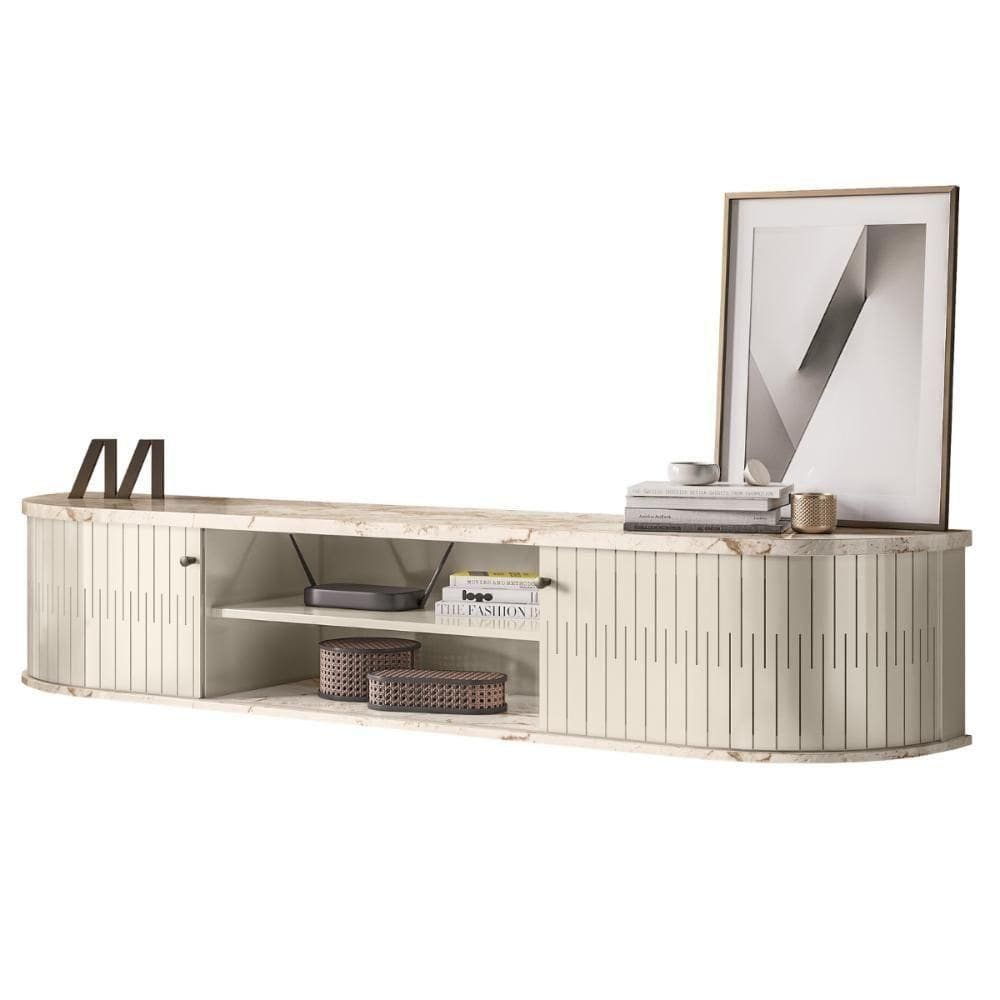 Rack Para `s De 75 Polegadas Génova Calacata Off White
