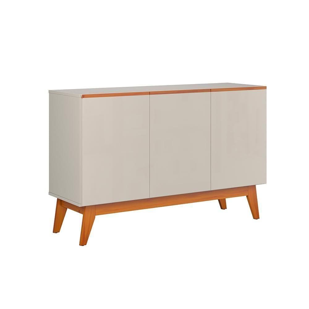 Buffet Para Sala De Jantar 3 Portas Pará Off White Nature