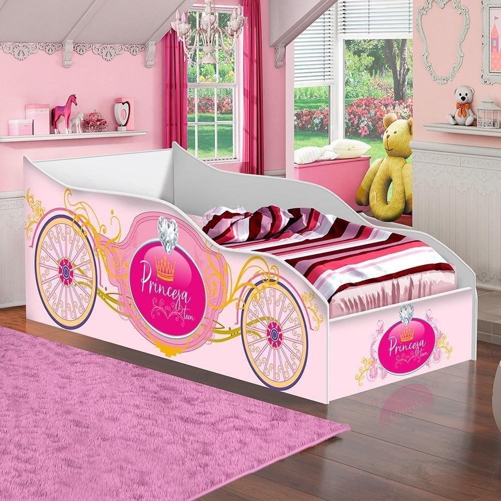 Mini Cama Infantil Génova Rosa Sport