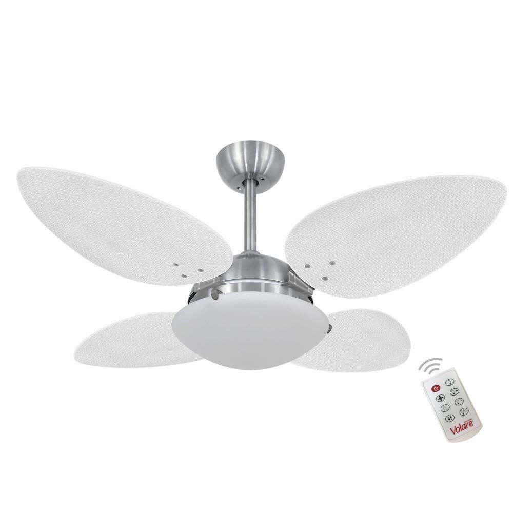 Ventilador Volare P Palmae Branco 110V E Controle Remoto