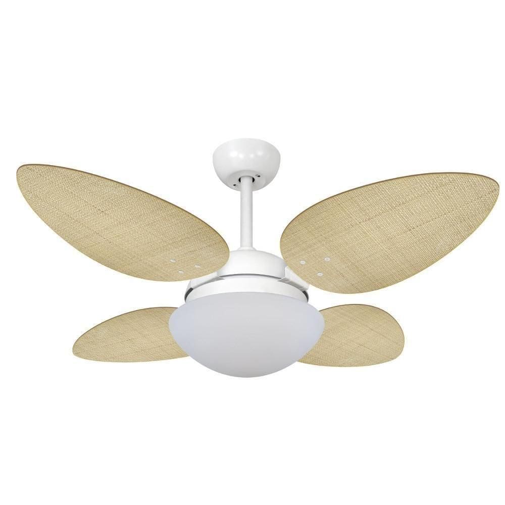 Ventilador De Teto Volare Petalo Palmae Natural 110V