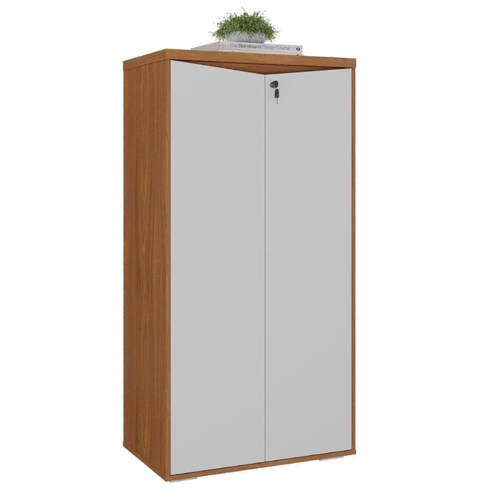 Armário Com 2 Portas Montenegro Freijó Branco