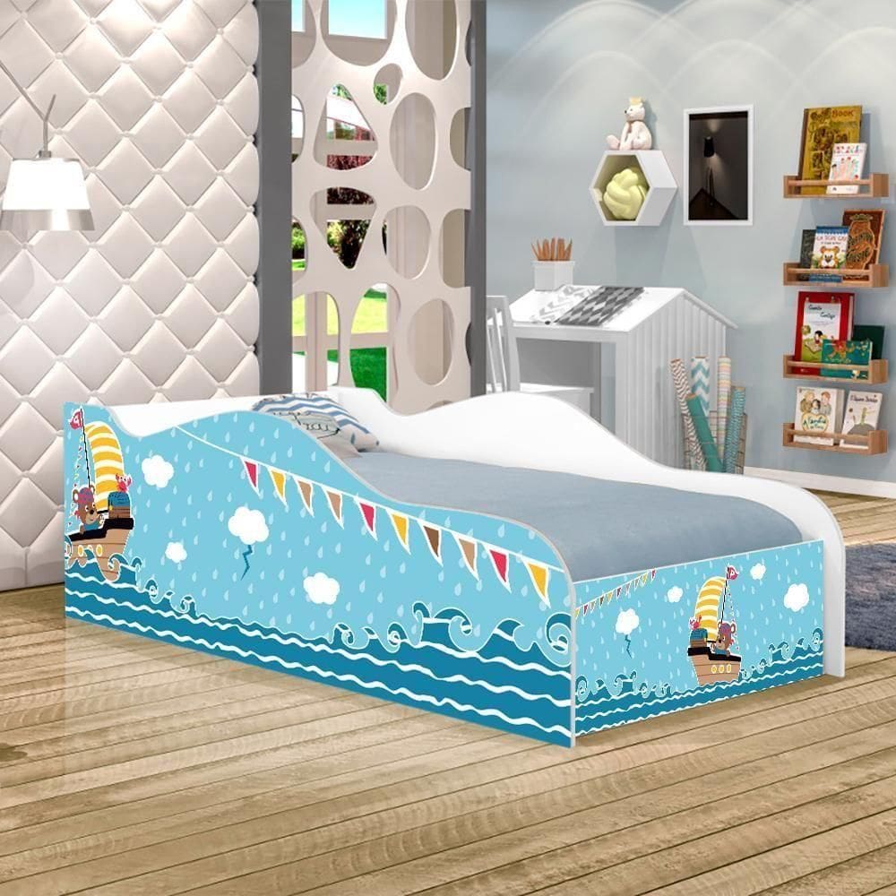 Cama Fun Ursinhos Solteiro Com Colchão