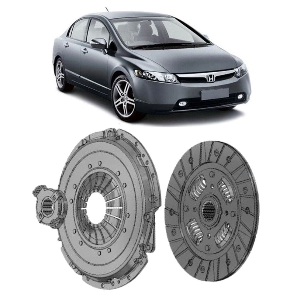 Kit Embreagem 215Mm 24 Estrias C/Rolamento - Civic 2006 A 2011 - Mk10103