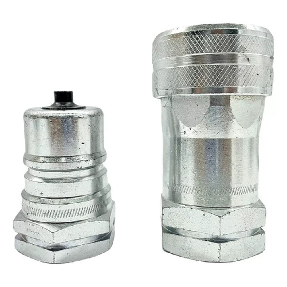 Engate Rápido Hidráulico Trator Agrícola 1Pol Npt Aço 1080Cl