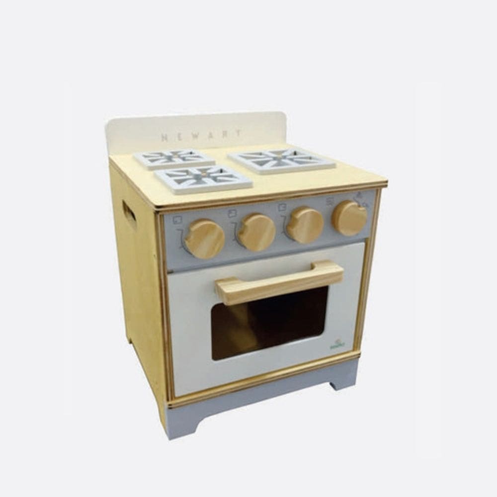 Brinquedo Infantil Fogãozinho Cinza Cozinha Madeira Newart