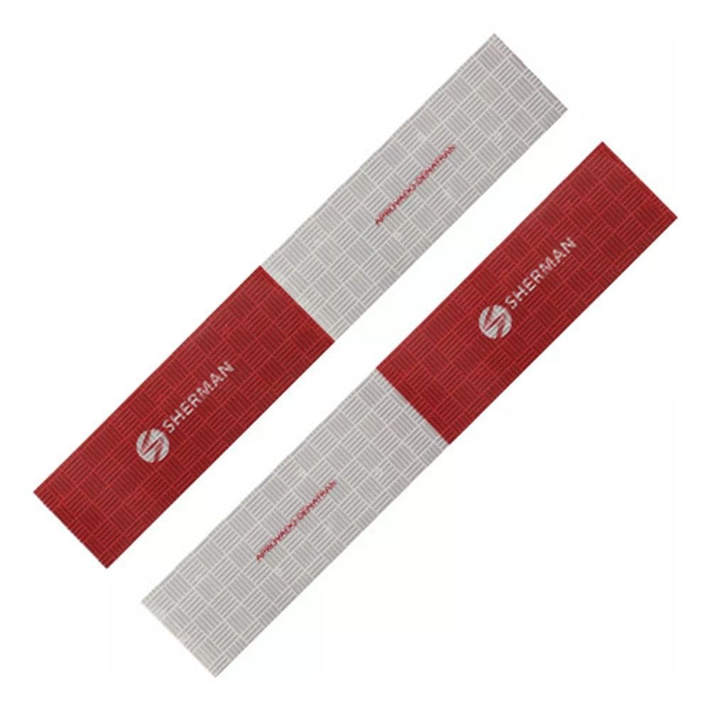 100Unid Faixa Refletiva Plástico Lateral Caminhão Van 30X5Cm