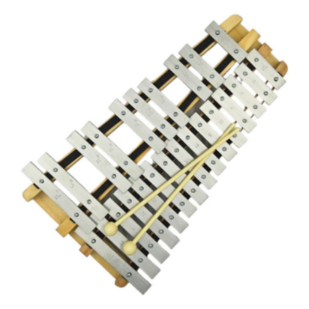 Metalofone Sopranino 25 Teclas Cromático Alumínio Vibratom