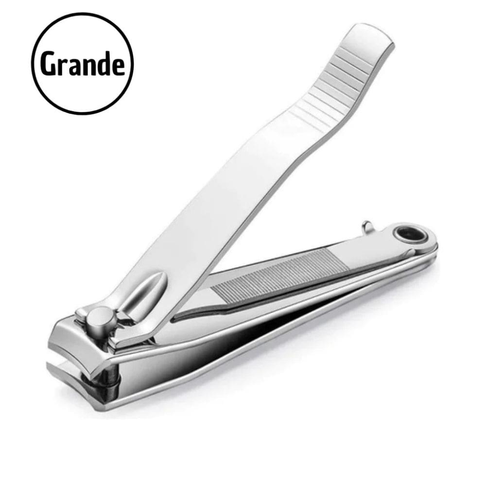 Cortador de Unhas Grande com Lixa em Aço Carbono p/ Cortar Unha do Pé e Mão - Manicure Pedicure Salão Beleza - PANAMI