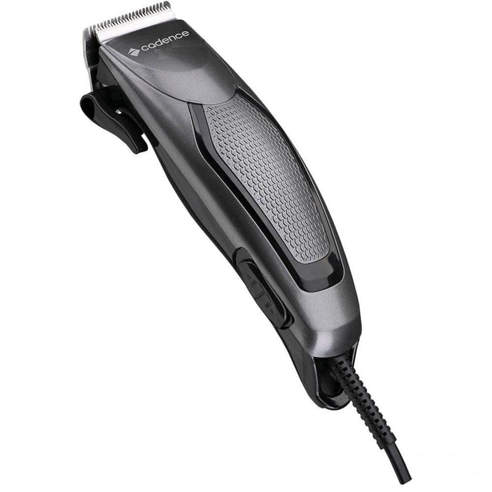 Maquina De Cortar Cabelo Cadence 10w Preta Laminas Inox 220V