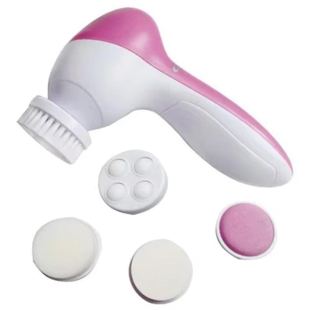 Massageador Escova Facial 5 em 1 para Limpeza de Pele