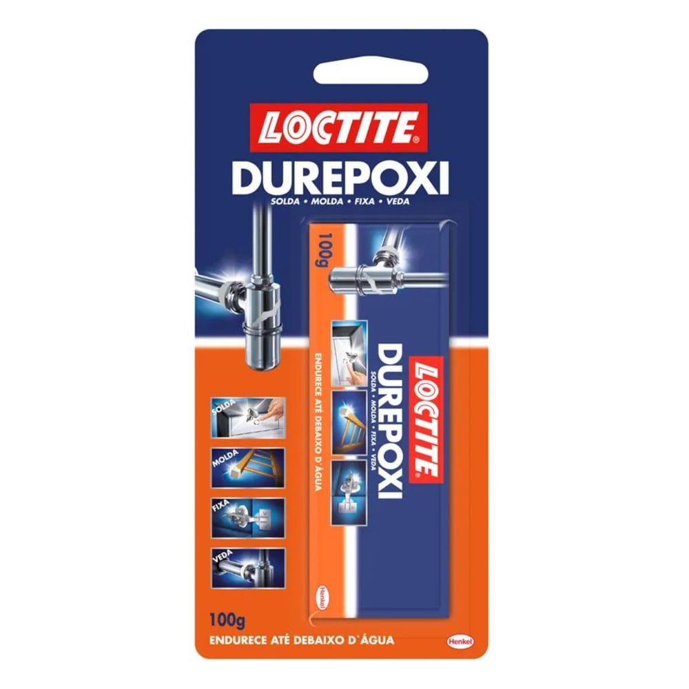 Massa Adesiva Epoxi Durepoxi Loctite 100G Caixa Henkel - 2087064