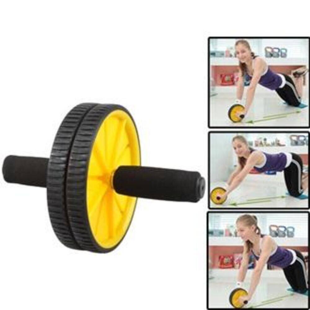 Roda Abdominal Completa, Rolinho Lombar Tapete De Exercícios Para Academia Em Casa Fitness Musculação.