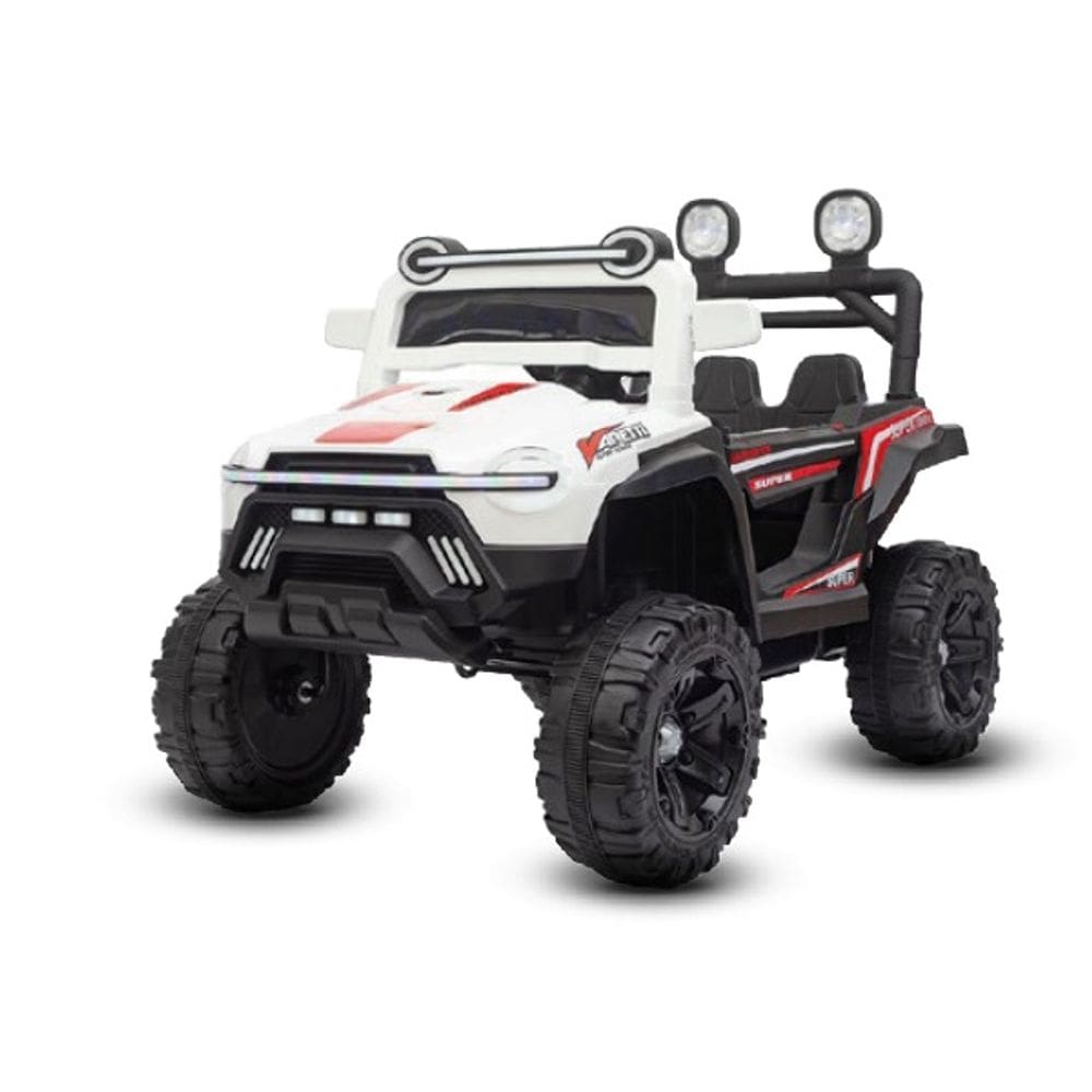 Jipe Carro Elétrico Aventura Infantil 12v Controle Som E Luz - Sparkle Safari