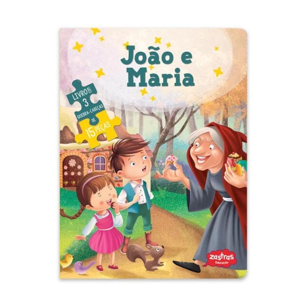 João E O Pé De Feijão: Livro Com Quebra Cabeça