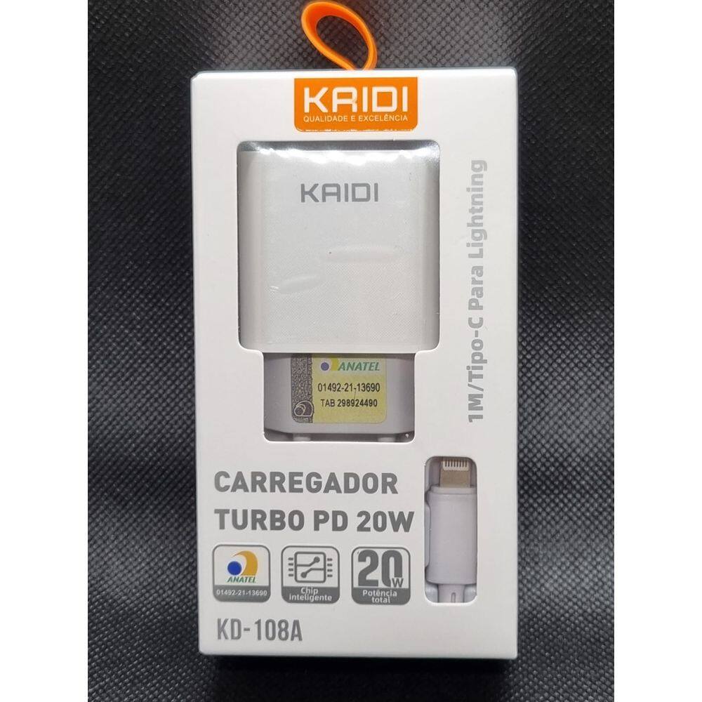 Carregador Turbo Usb-c/ Lightning(IP) Cor Branco