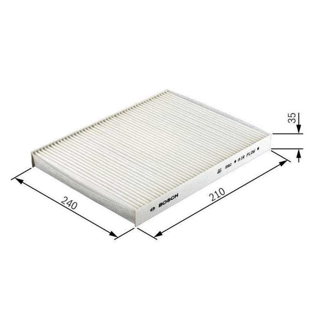 1987432111 - Filtro Cabine - Meriva 1.7 16V 03 / Meriva 1.6 16V 03 Em Diante - Bosch