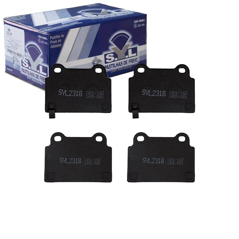 Syl2318 - Pastilha Freio Tras Brembo - Lancer 2.0 16V 08 Em Diante - Syl