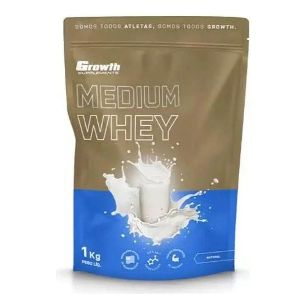 Whey Protein Medium Natural Growth 1 Kg