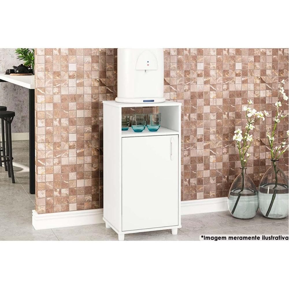 Bancada Multiuso p/ Área Serviço Balcão Água c/ 1 Porta 42cm Branco - Politorno