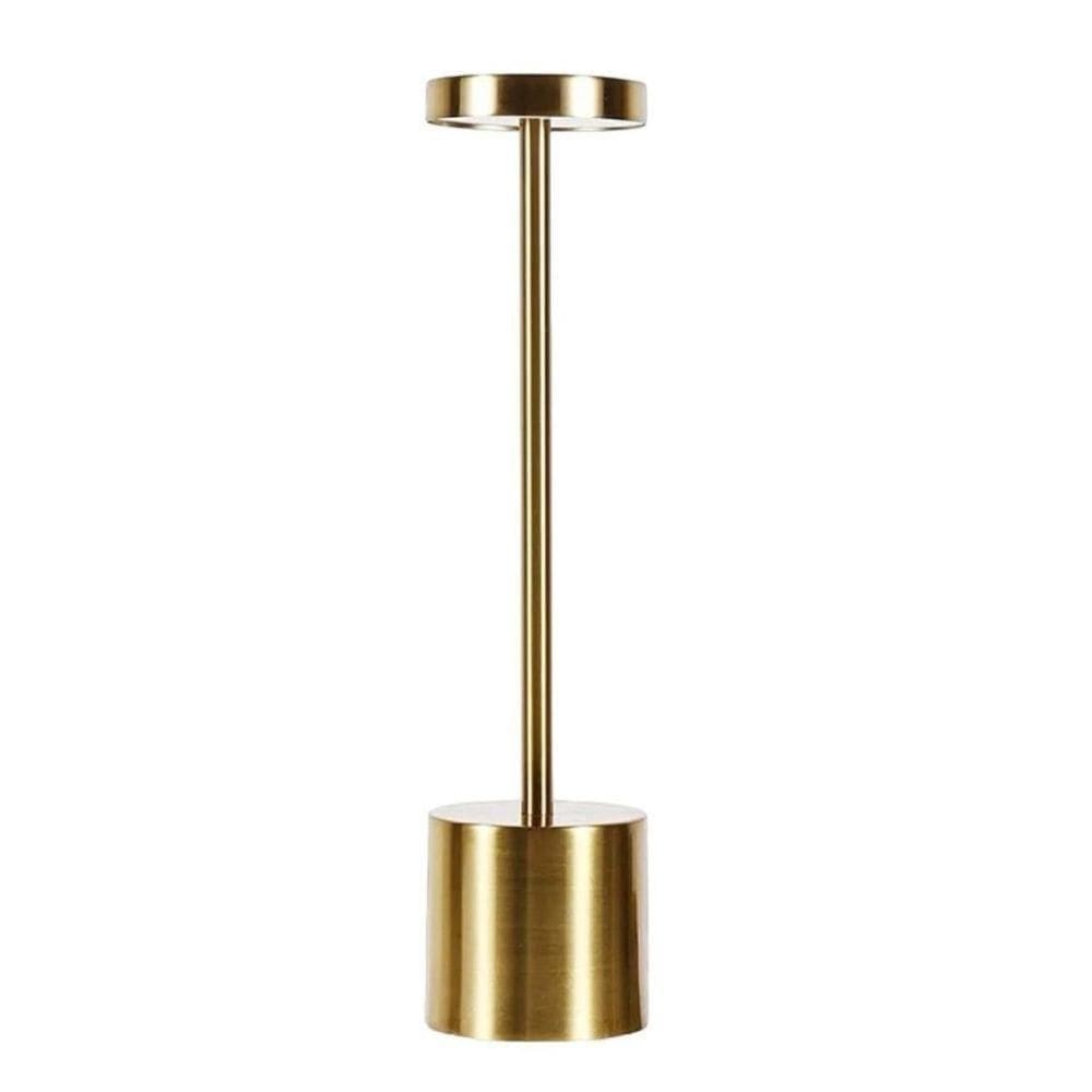 Luminária De Mesa Touch Inteligente Premium Recarregável Dourado
